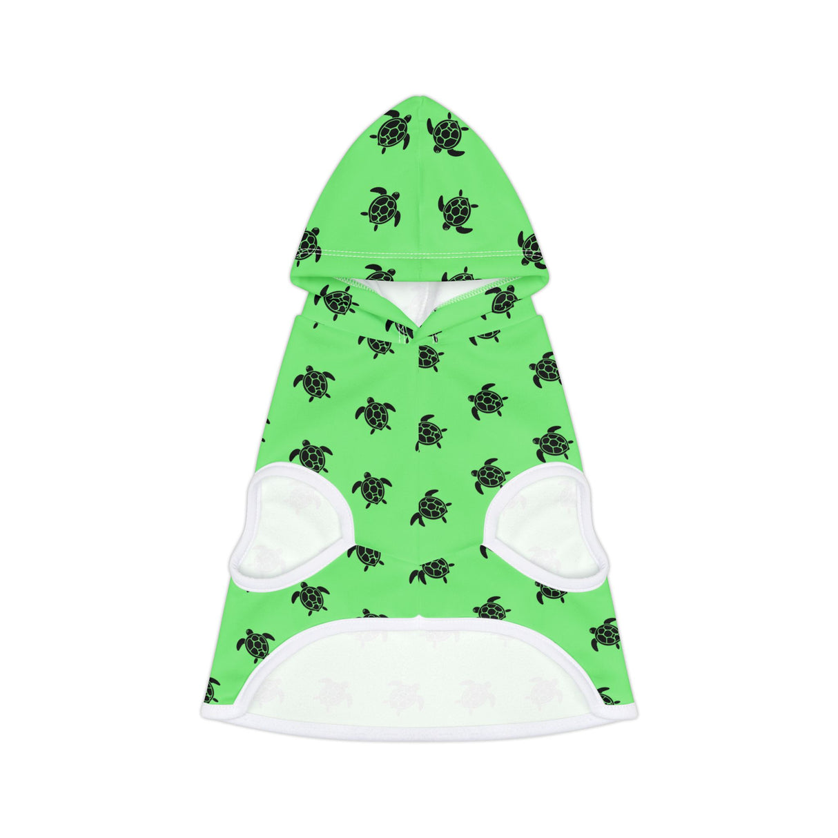 Green and Black Sea Turtle Pet Hoodie