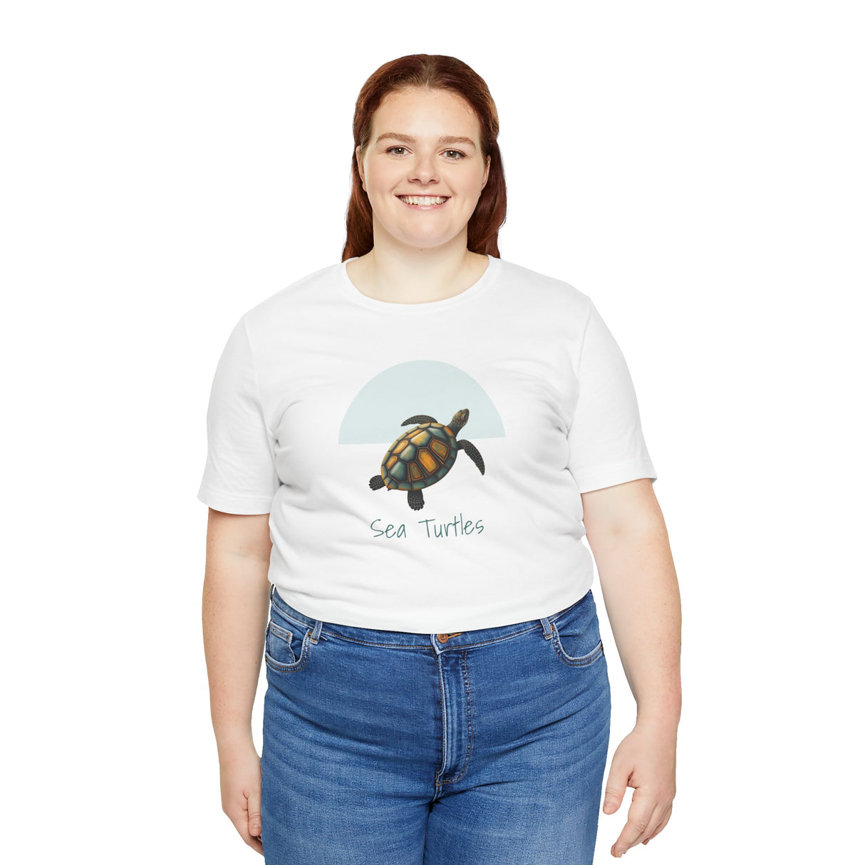 Water Color Print Sea Turtle Graphic Tee - 3 Colors