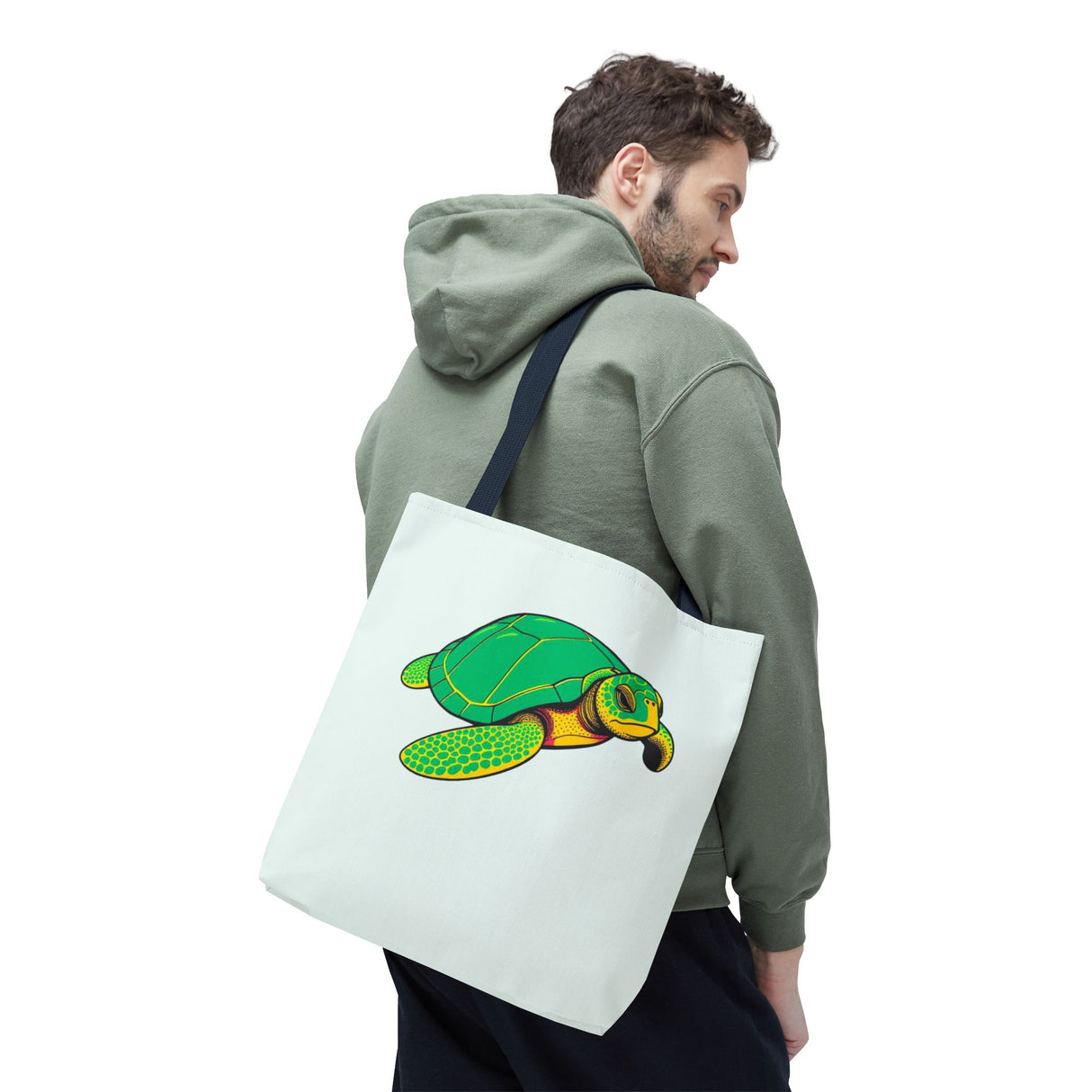 Comic Art Sea Turtle Tote Bag - 3 sizes