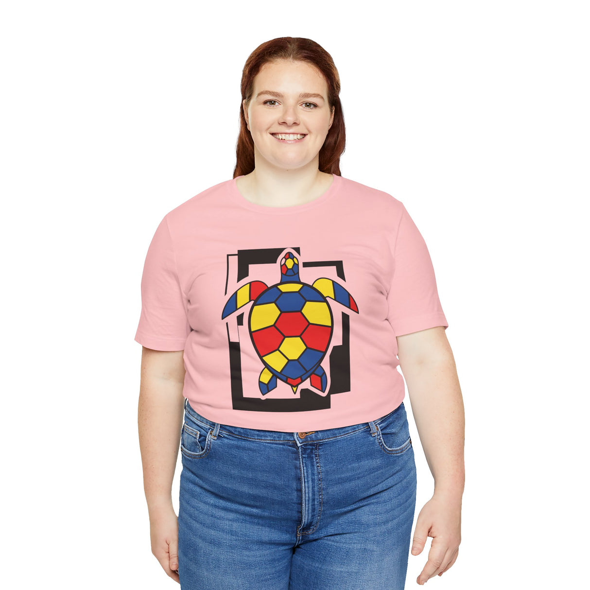 Bauhaus Red Blue Yellow Sea Turtle Graphic Tee - 6 Colors