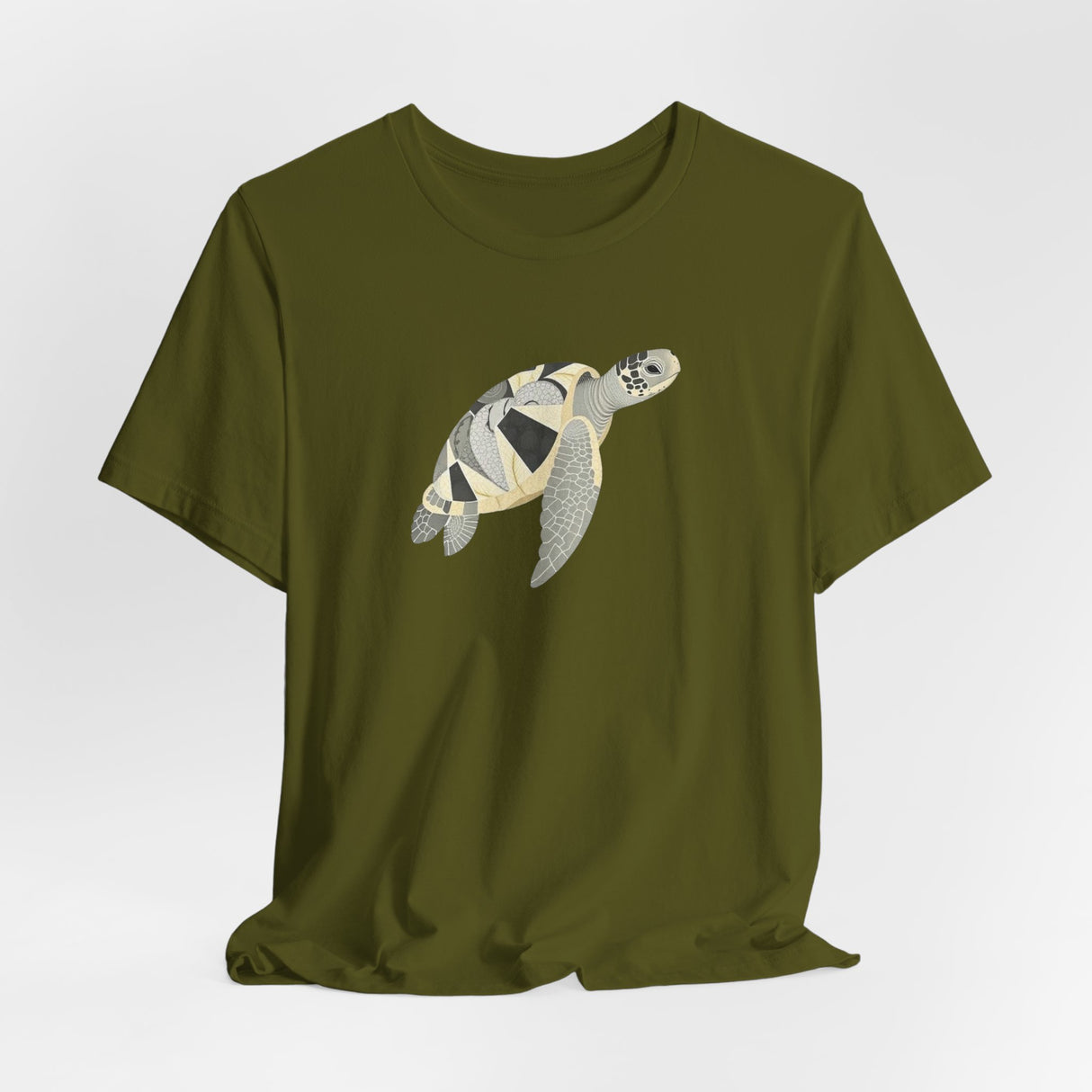 White and Gray Collage Sea Turtle Tee - 6 colors