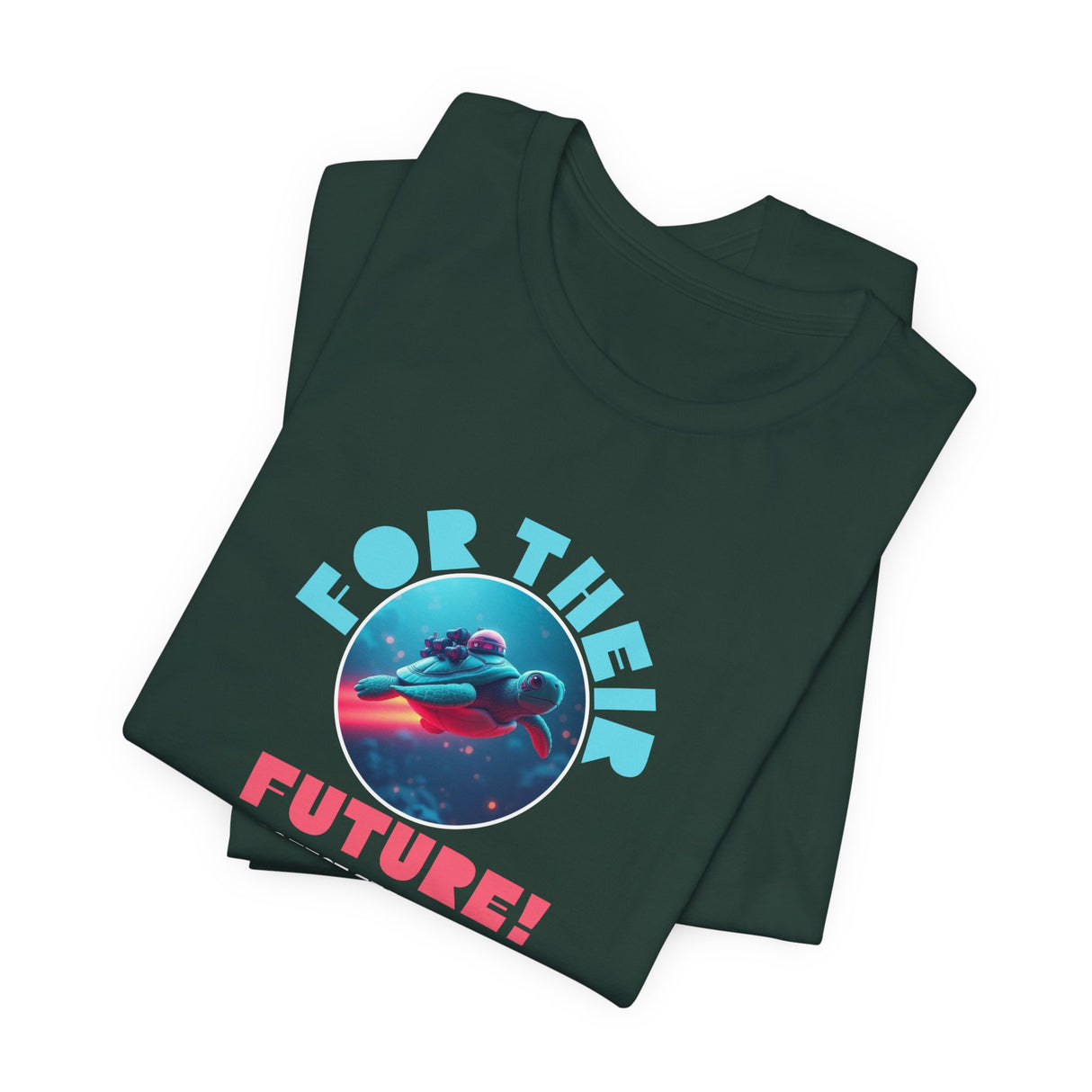 For The Future Space Sea Turtle Tee - 5 Colors Dark