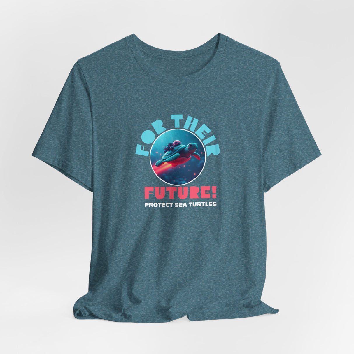 For The Future Space Sea Turtle Tee - 5 Colors Dark