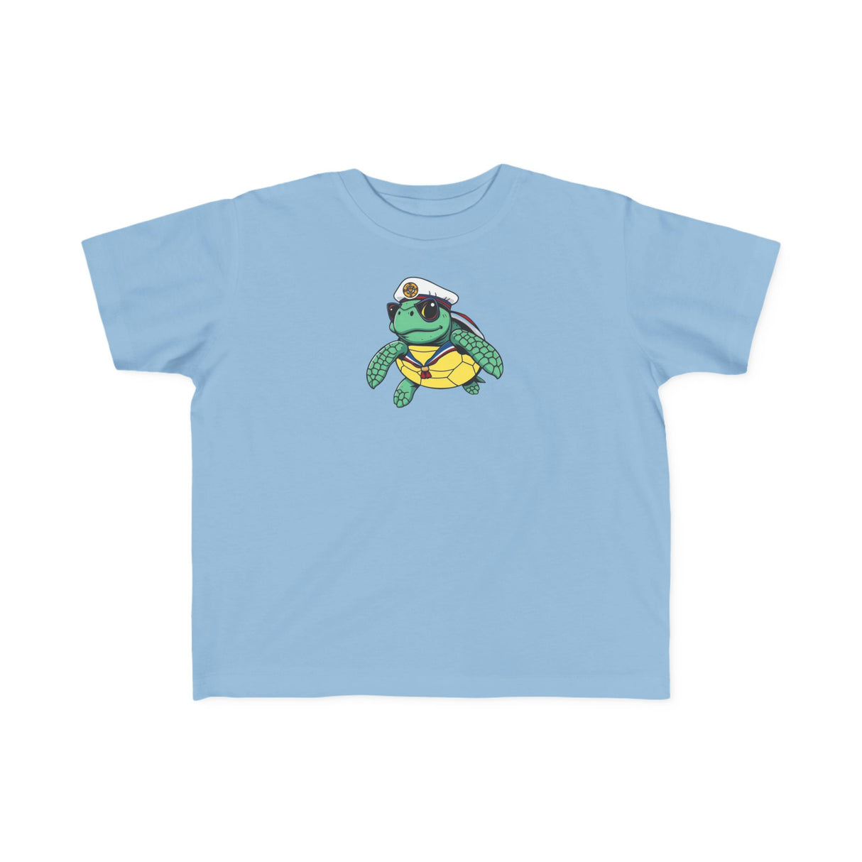 Toddler Cartoon Sailor Sea Turtle Tee - 10 colors