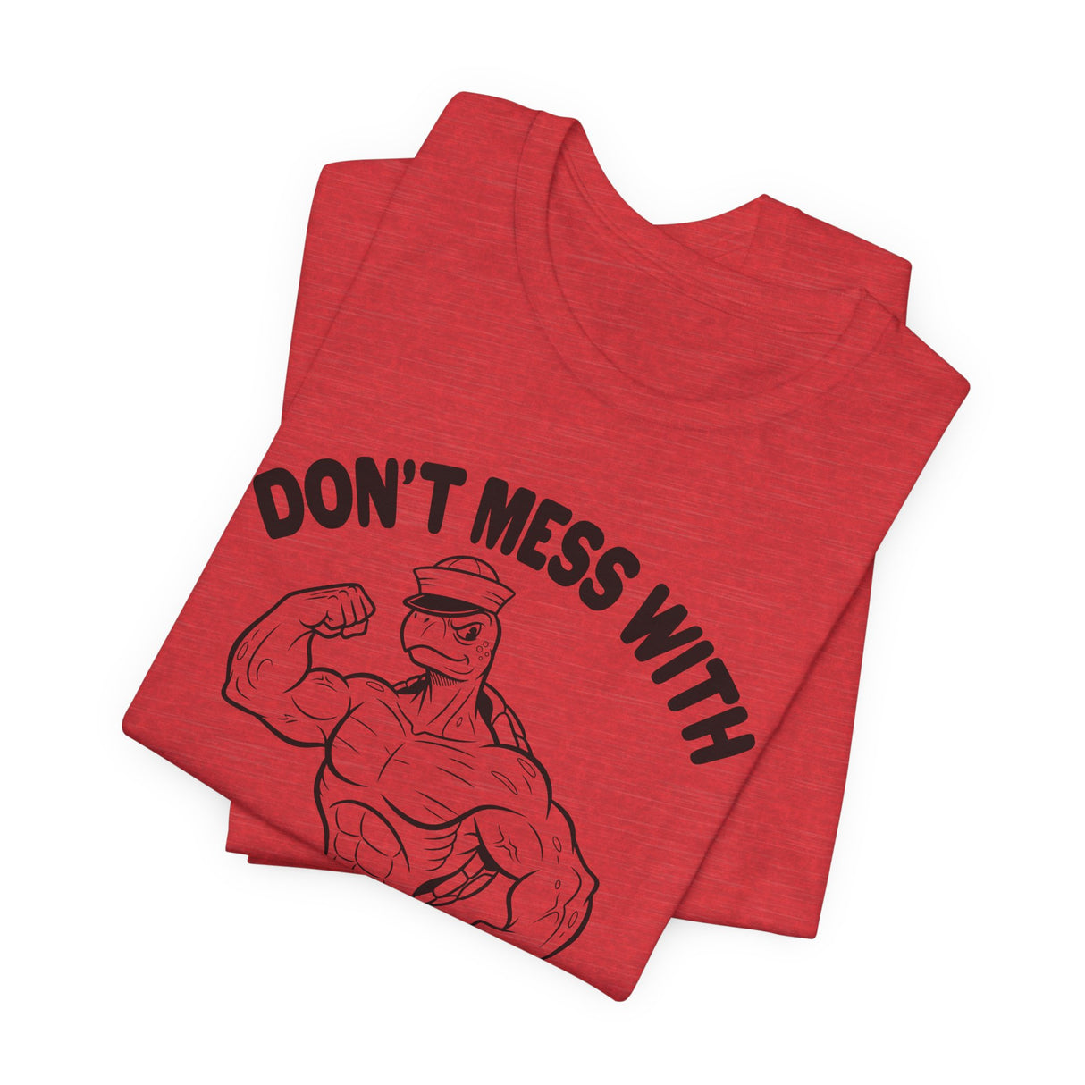 Don't Mess With Sea Turtles Black Ink Graphic Tee - 4 Colors