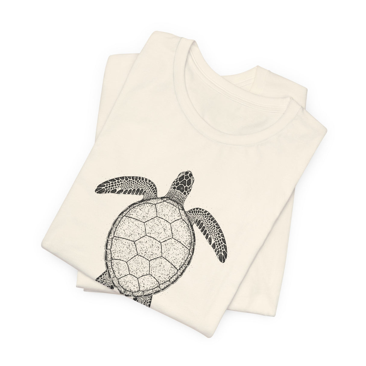 Intricate Black Ink Sea Turtle Graphic Tee - 7 Colors
