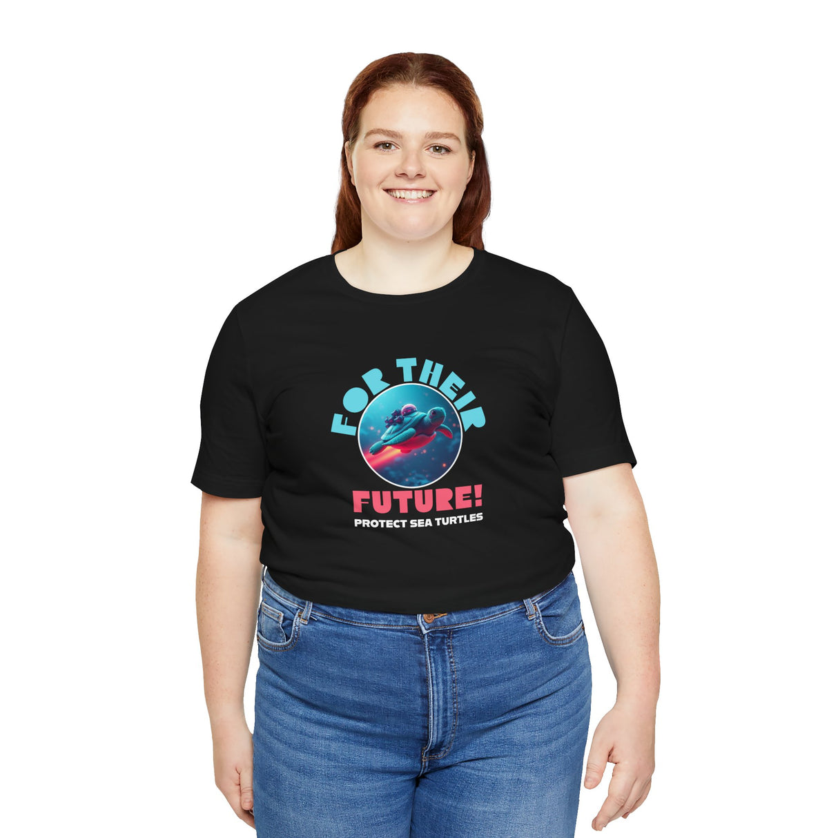 For The Future Space Sea Turtle Tee - 5 Colors Dark