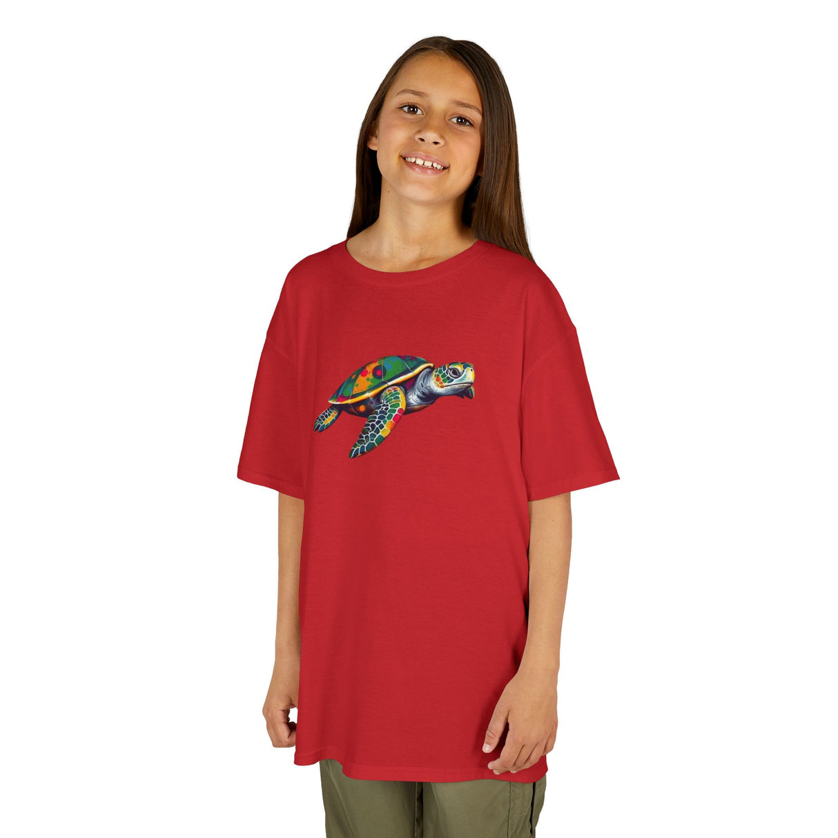 Kids Cute Paint Splat Sea Turtle Tee - 6 colors