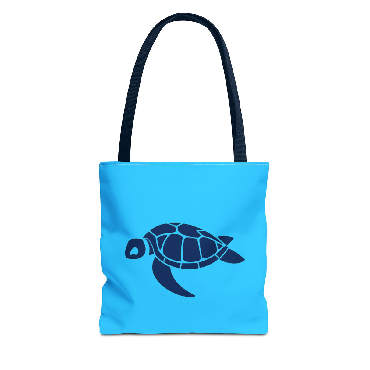Blue Sea Turtle Icon Tote Bag - 3 sizes