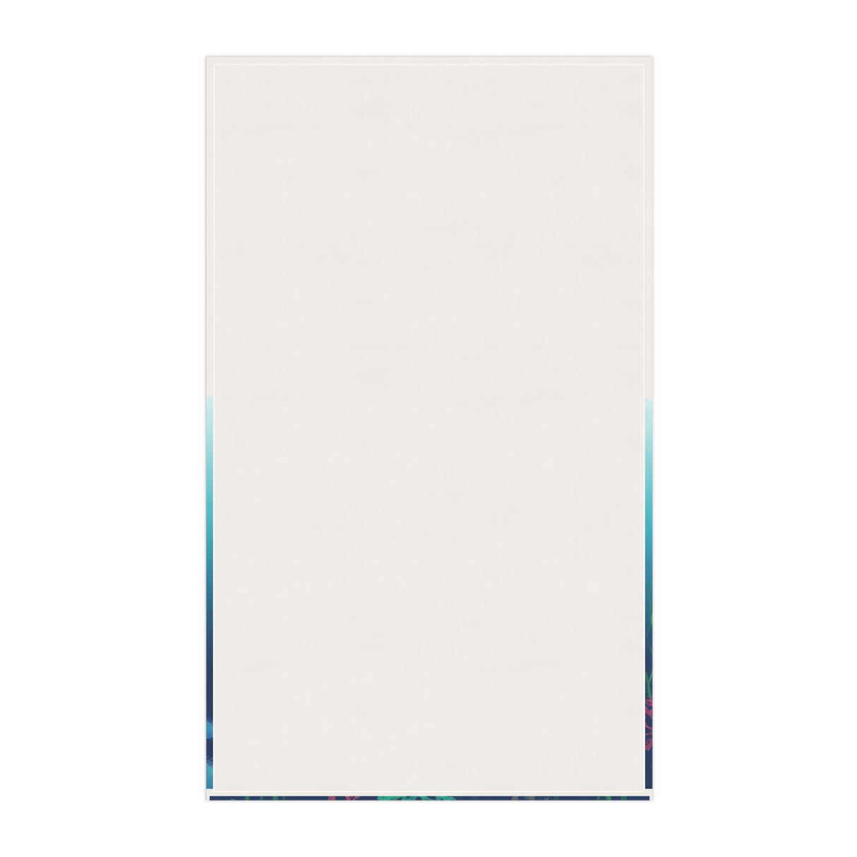 Illustrated Floating Sea Turtle Tea Towel (cotton, poly)