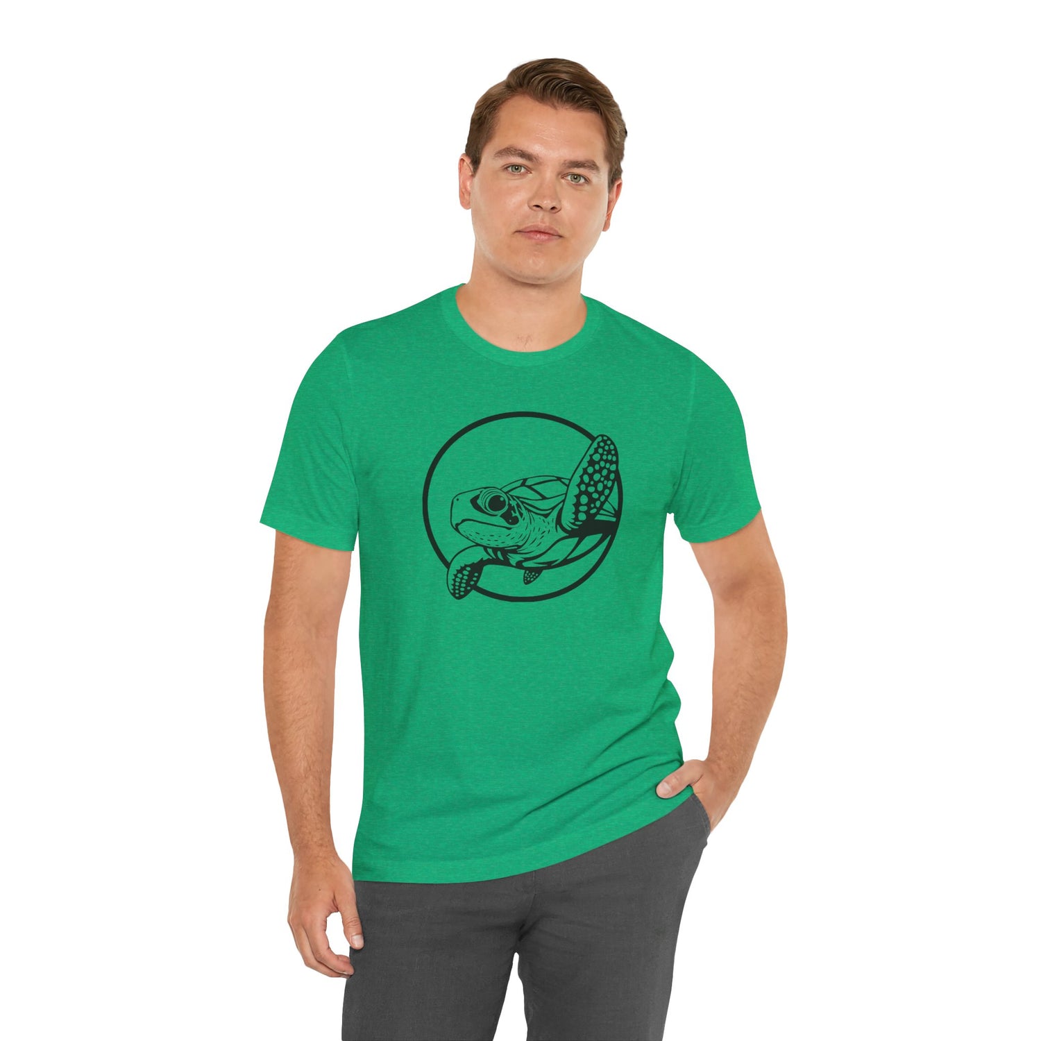 Waving Sea Turtle Graphic Tee - 9 Colors