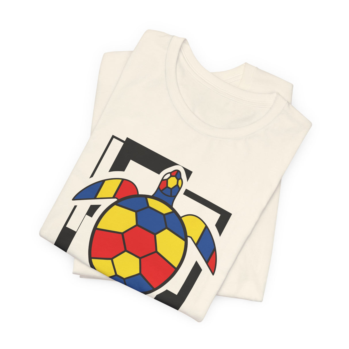 Bauhaus Red Blue Yellow Sea Turtle Graphic Tee - 6 Colors