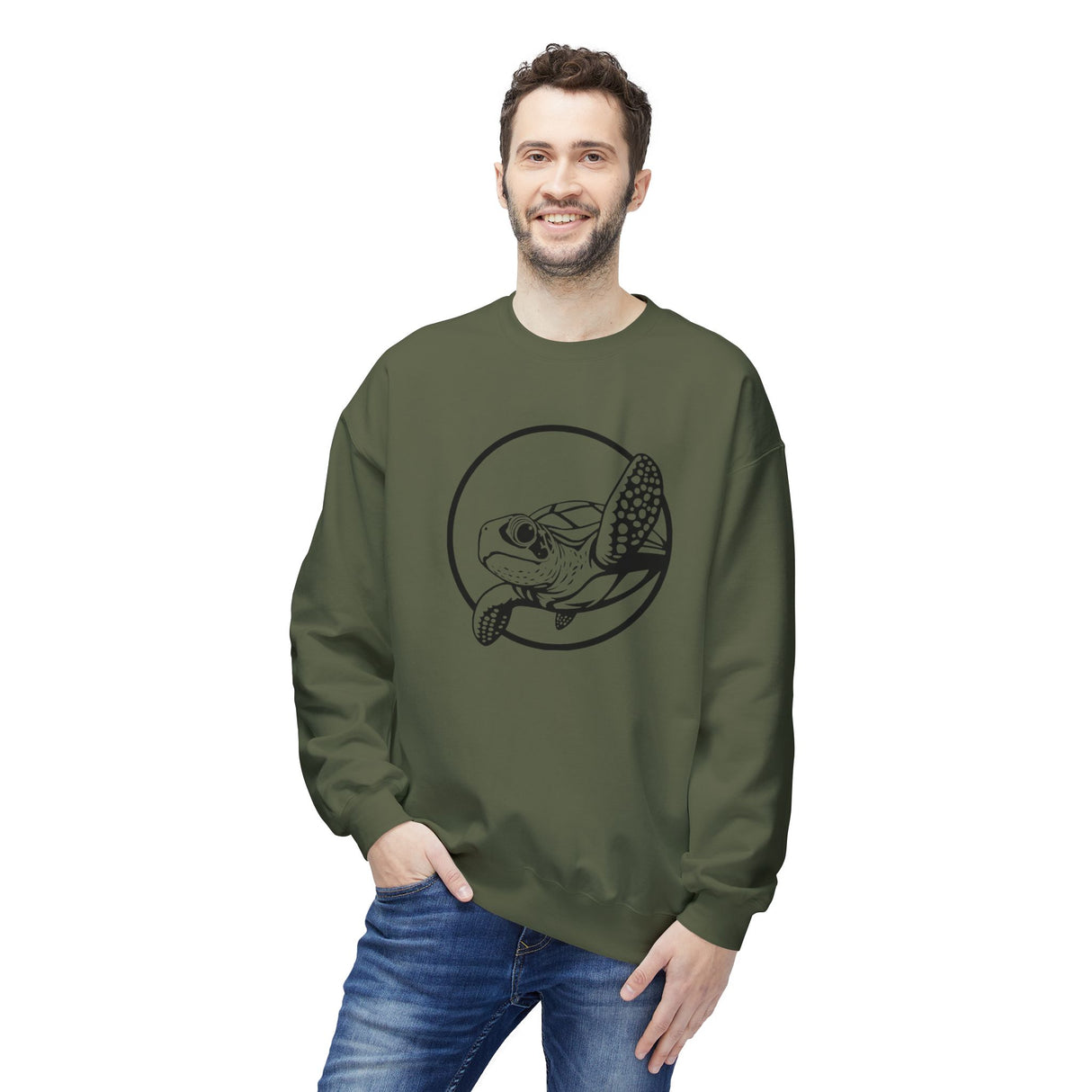 Waving Sea Turtle Sweatshirt - 8 colors