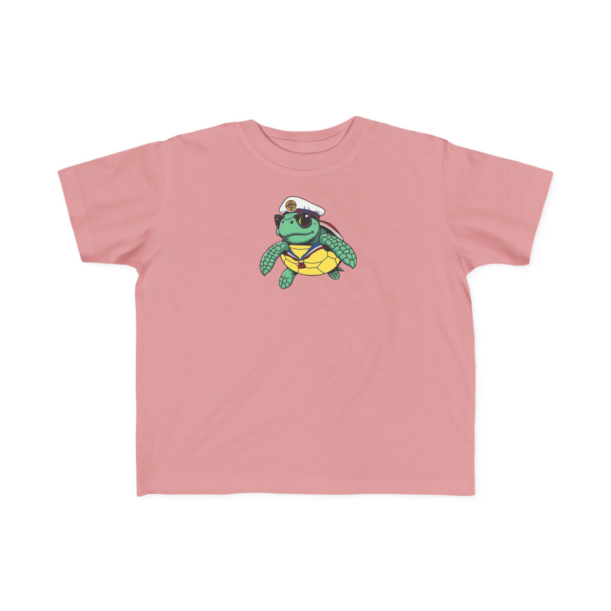 Toddler Cartoon Sailor Sea Turtle Tee - 10 colors