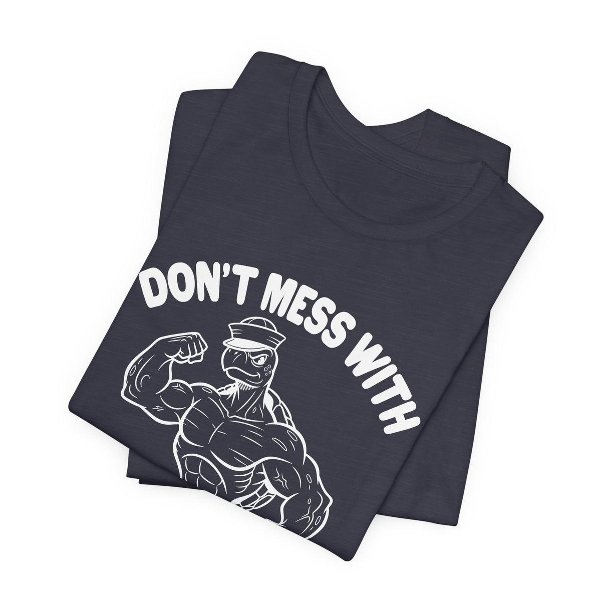 Don't Mess With Sea Turtles White Ink Graphic Tee - 4 Colors