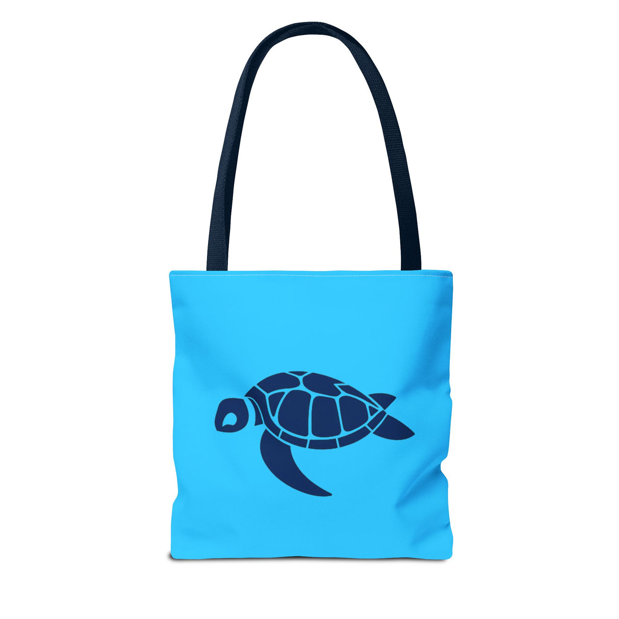 Blue Sea Turtle Icon Tote Bag - 3 sizes