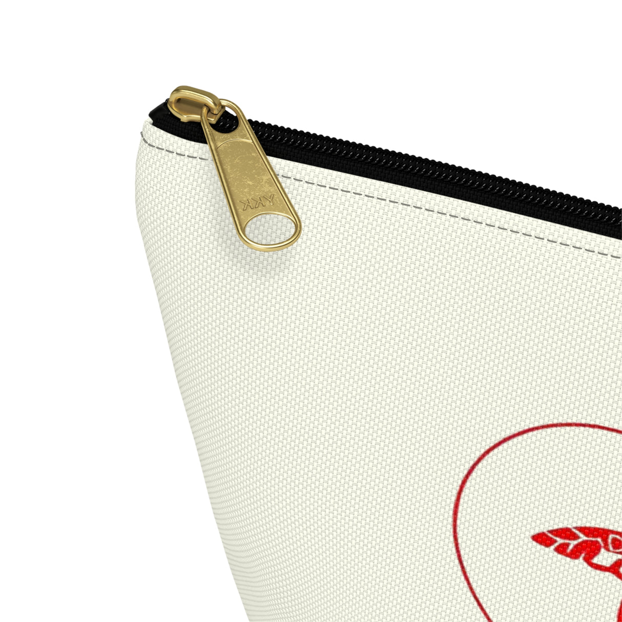 Red Heart Sea Turtle Print Accessory Pouch