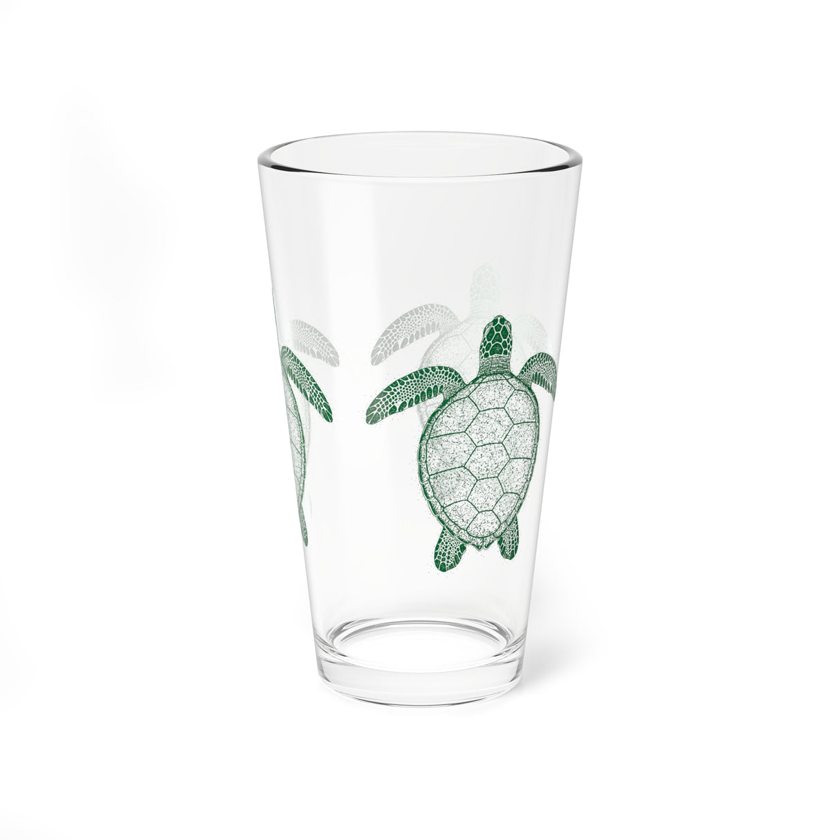 Intricate Green Sea Turtle 16oz Drinkware