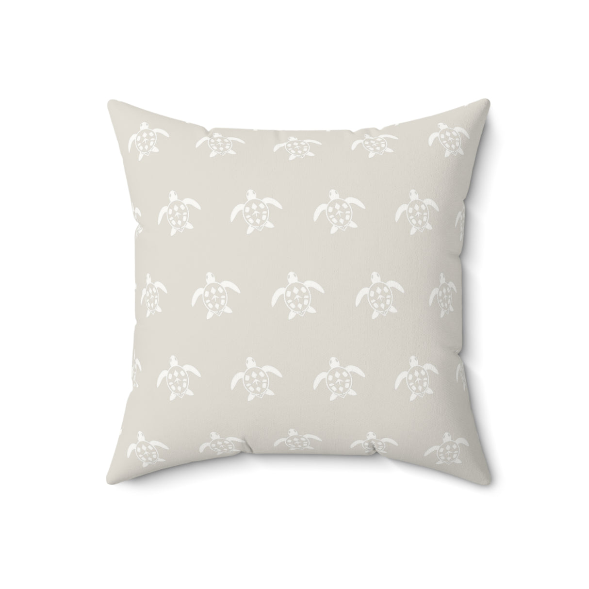 Off White Momchrome Sea Turtle Pillow, Faux Suede Pillow - 4 sizes