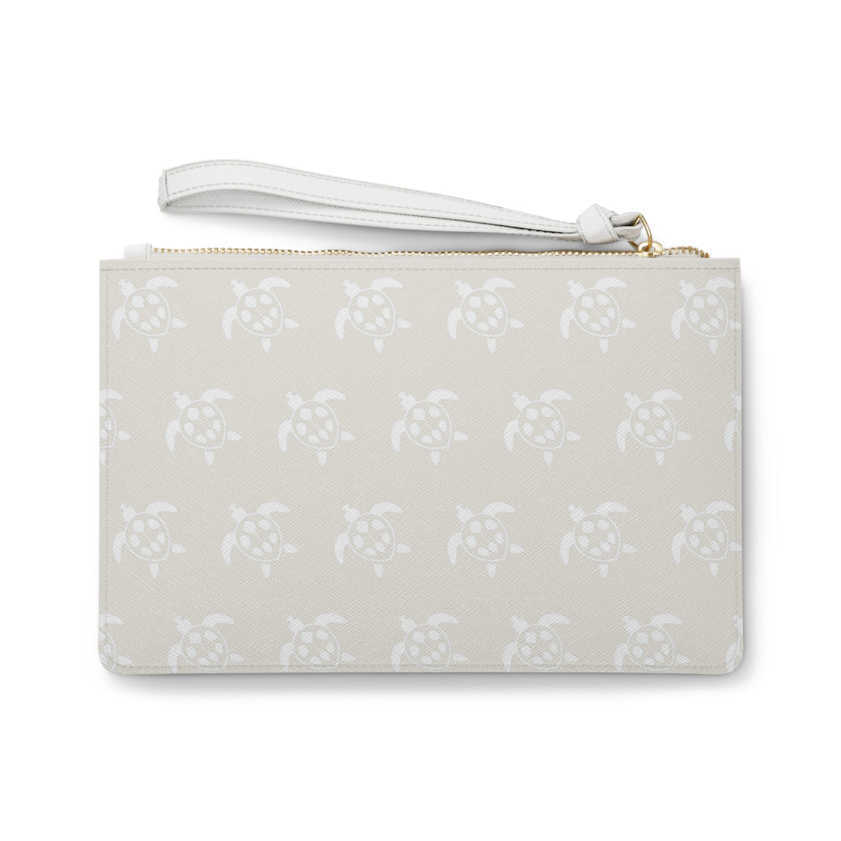 Monochrome Stylish Sea Turtle Faux Leather Clutch Bag