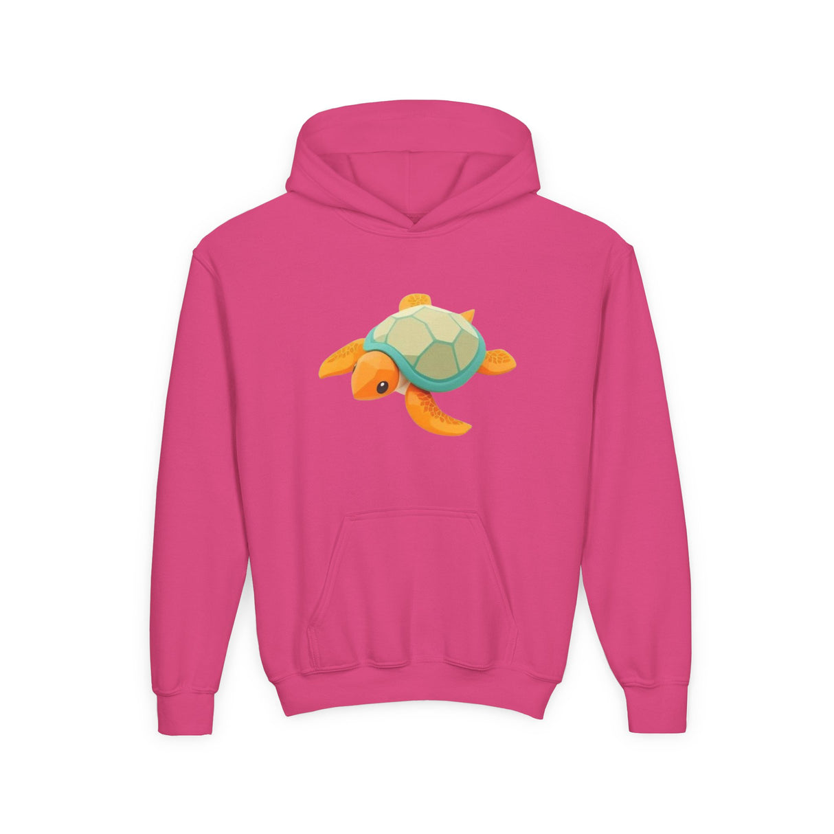 Youth Orange and Teal Sea Turtle Hoodie - 6 Colors