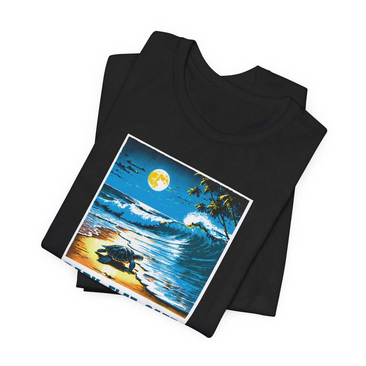 Dark Flat Safe Sea Turtle Tee - 5 Colors