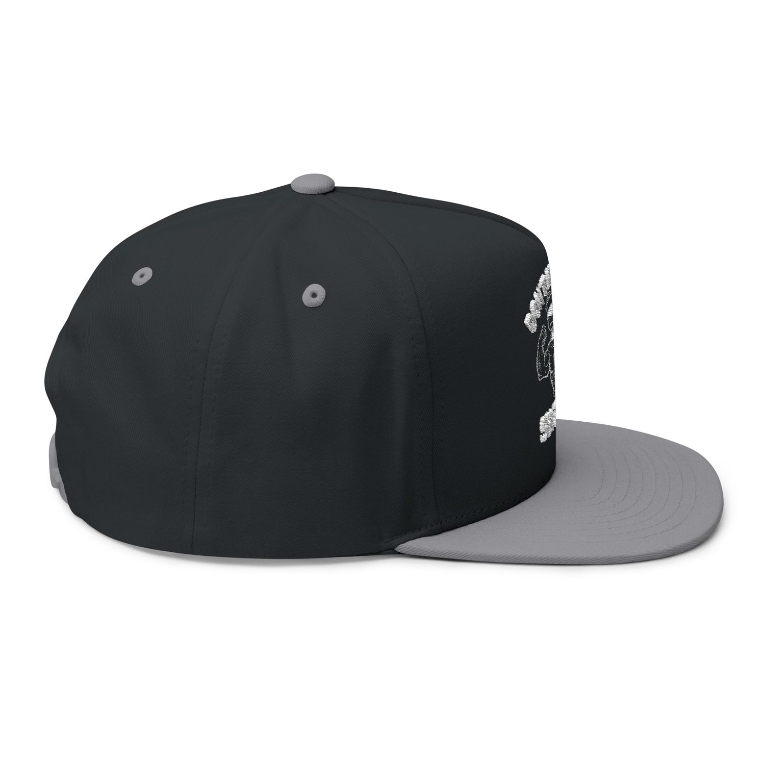 Don't Mess With Sea Turtles Embroidered Flat Bill Cap
