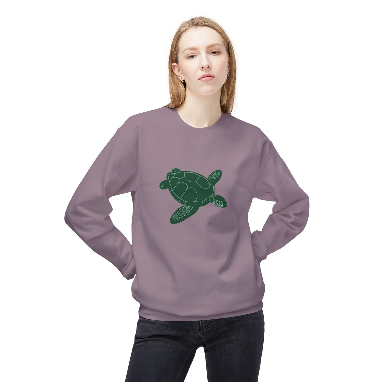 Gliding Green Sea Turtle Sweatshirt - 4 colors