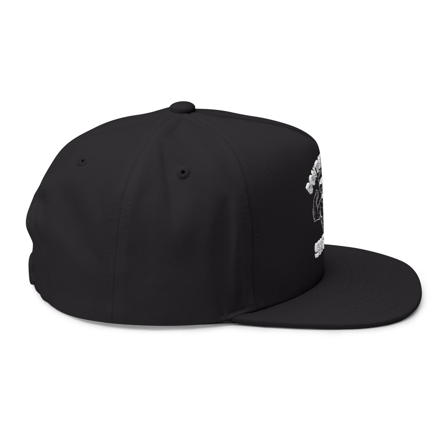 Don't Mess With Sea Turtles Embroidered Flat Bill Cap