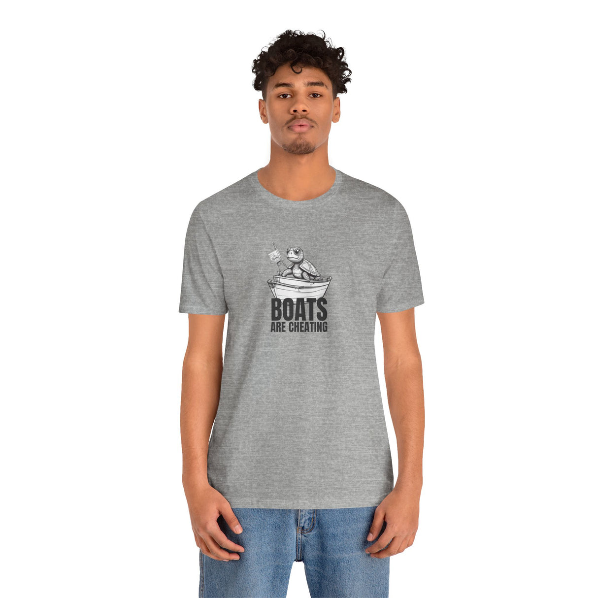 Boats Are Cheating Sea Turtle Tee - 6 Colors