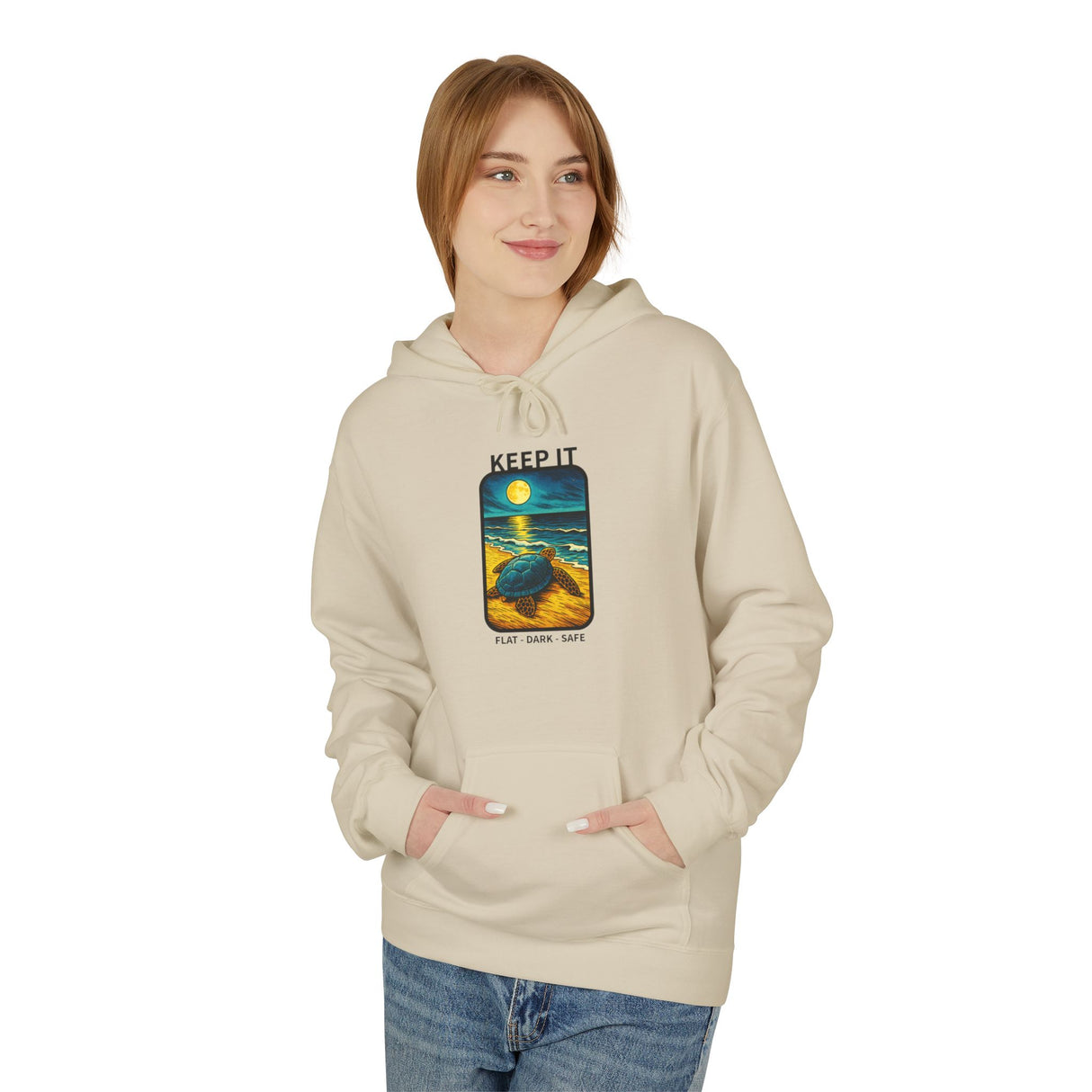 Keep It Flat Dark Safe Sea Turtle Hoodie - 7 Colors