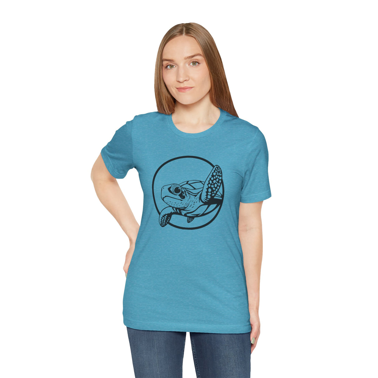 Waving Sea Turtle Graphic Tee - 9 Colors