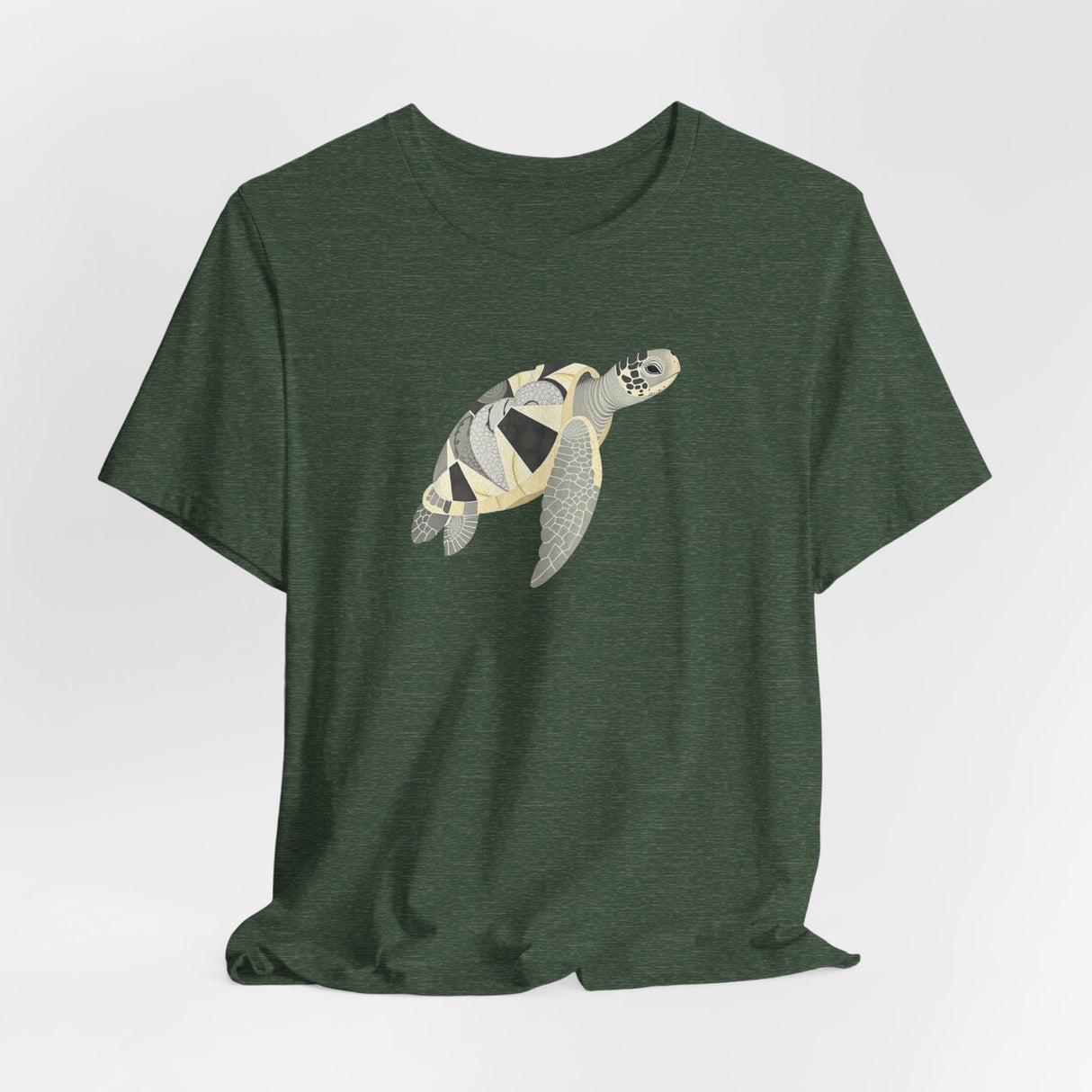 White and Gray Collage Sea Turtle Tee - 6 colors