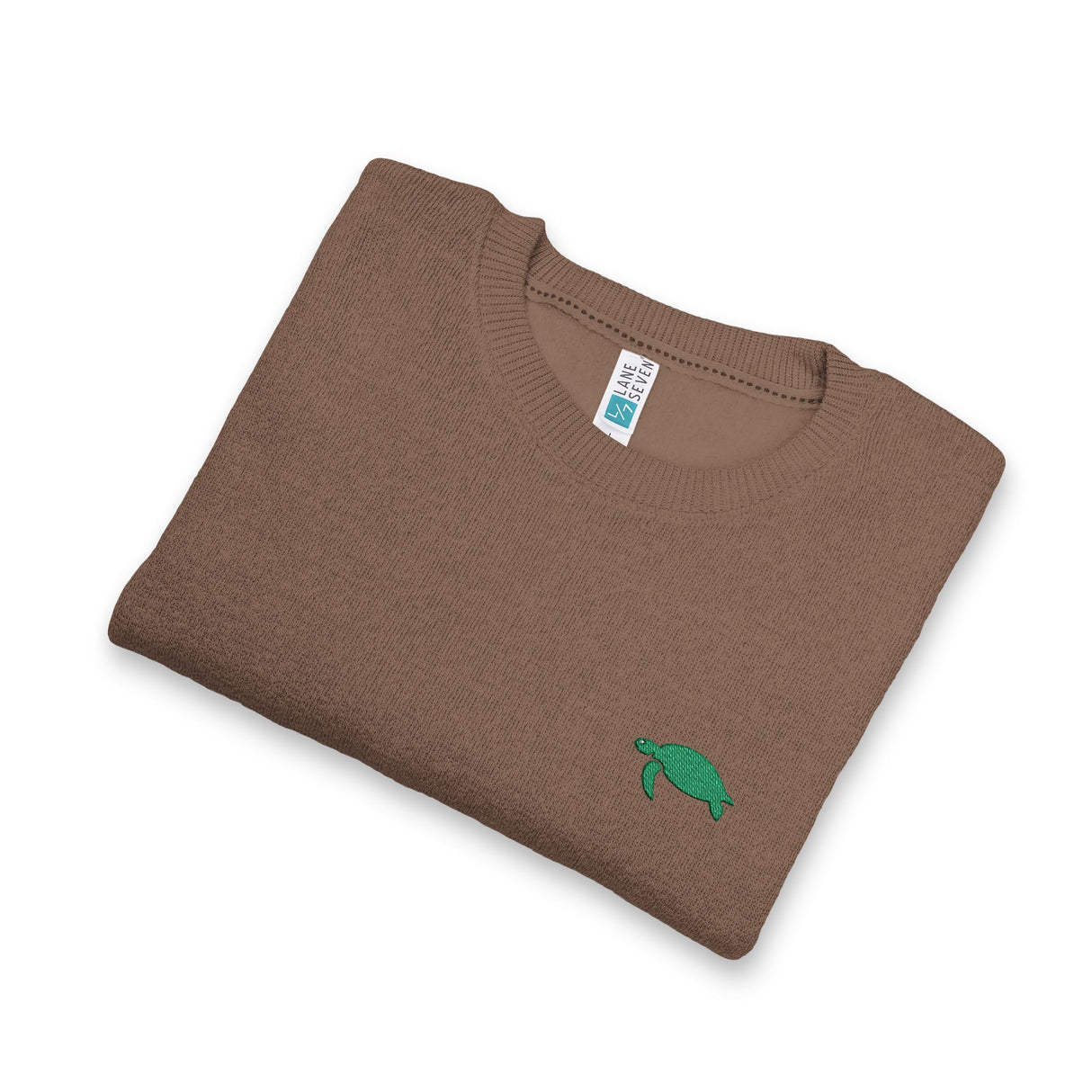 Unisex Green Sea Turtle Embroidered Crewneck Sweatshirt - 4 colors