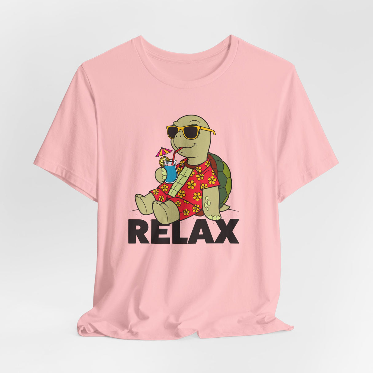 Relax Sea Turtle Cartoon Tee Unisex Jersey Short Sleeve Tee - 5 Colors