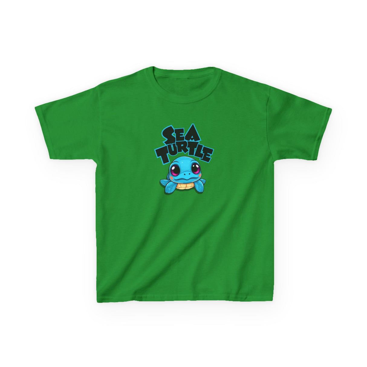 Kids Cute Baby Sea Turtle Blue Cartoon Tee - 7 colors
