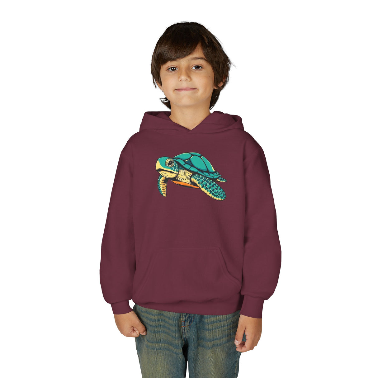 Youth Teal Sea Turtle Hoodie - 6 Colors