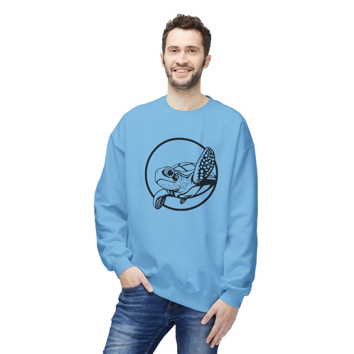 Waving Sea Turtle Sweatshirt - 8 colors