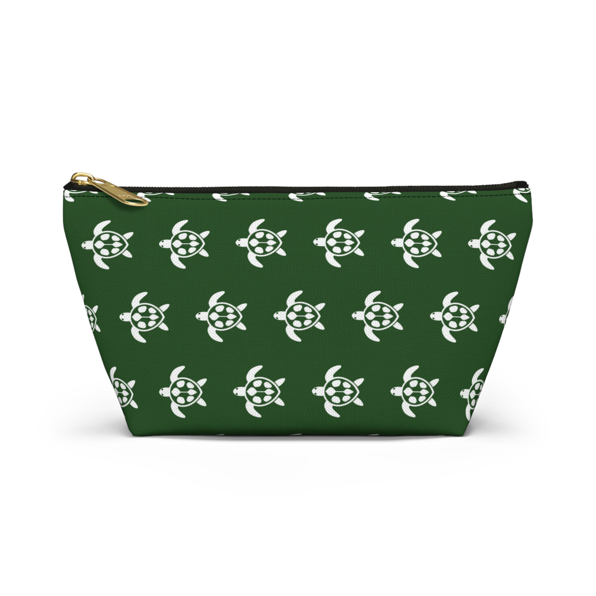 Green Sea Turtle Print Accessory Pouch