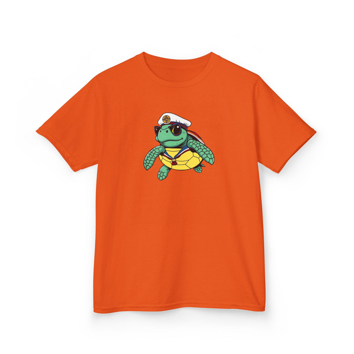 Kids Cute Baby Sea Turtle Sailor Cartoon Tee - 7 colors