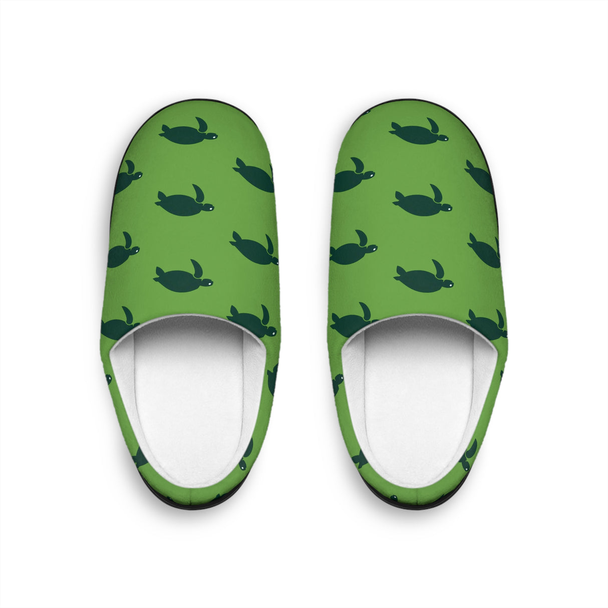 Womens Charming Sea Turtle Pattern Indoor Slippers