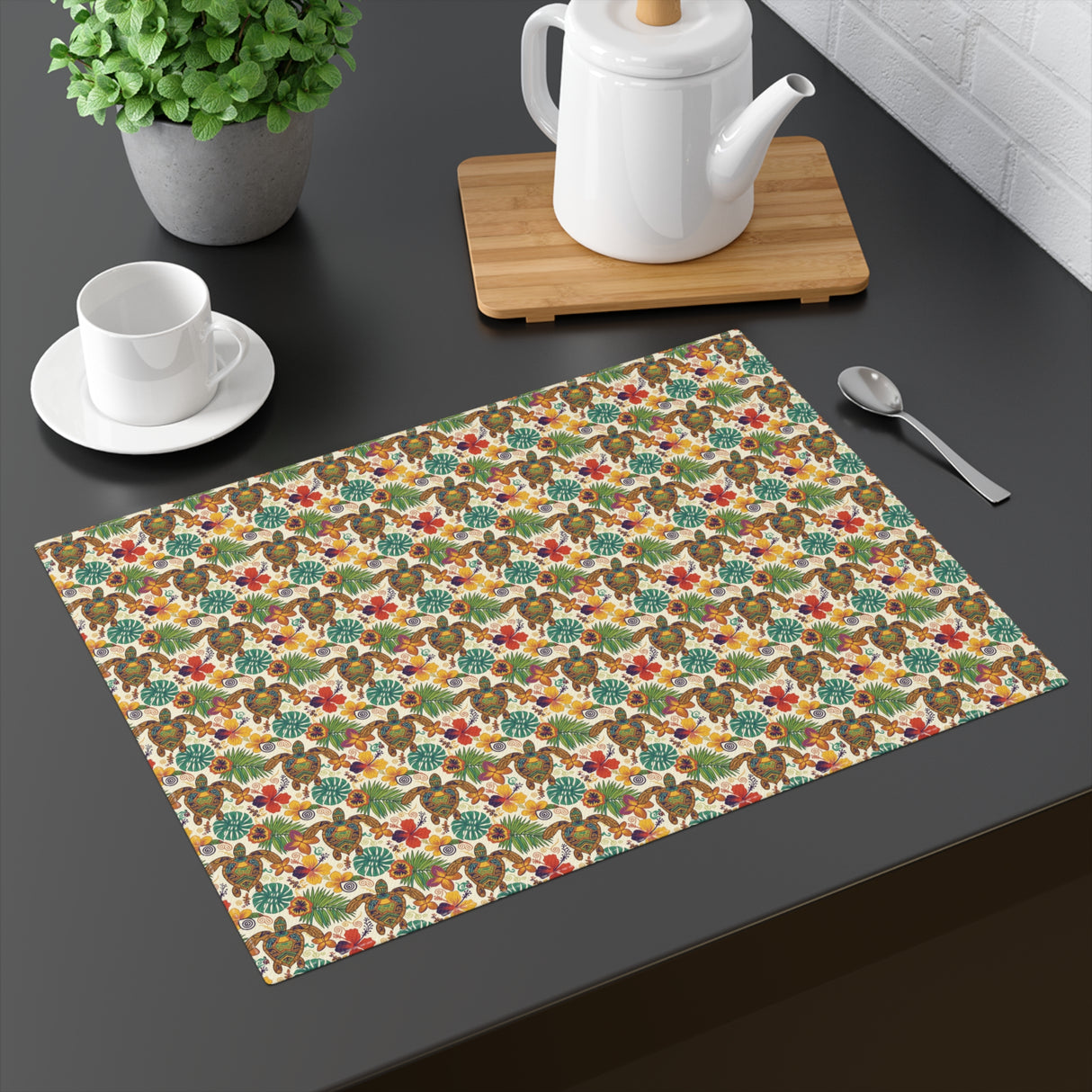 Tropical Pattern Sea Turtle Pattern Placemat