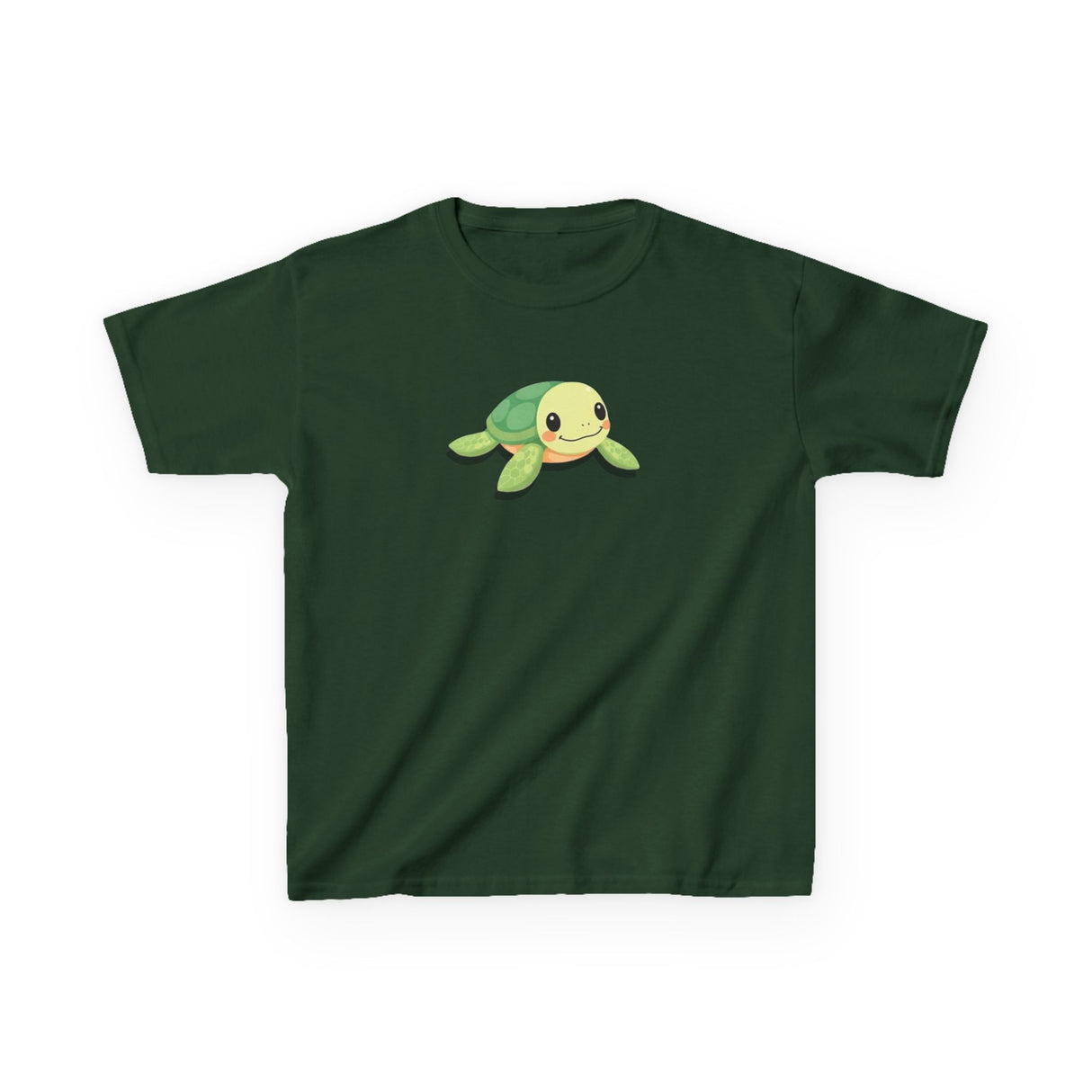 Kids Cute Baby Sea Turtle Green Cartoon Tee - 9 colors