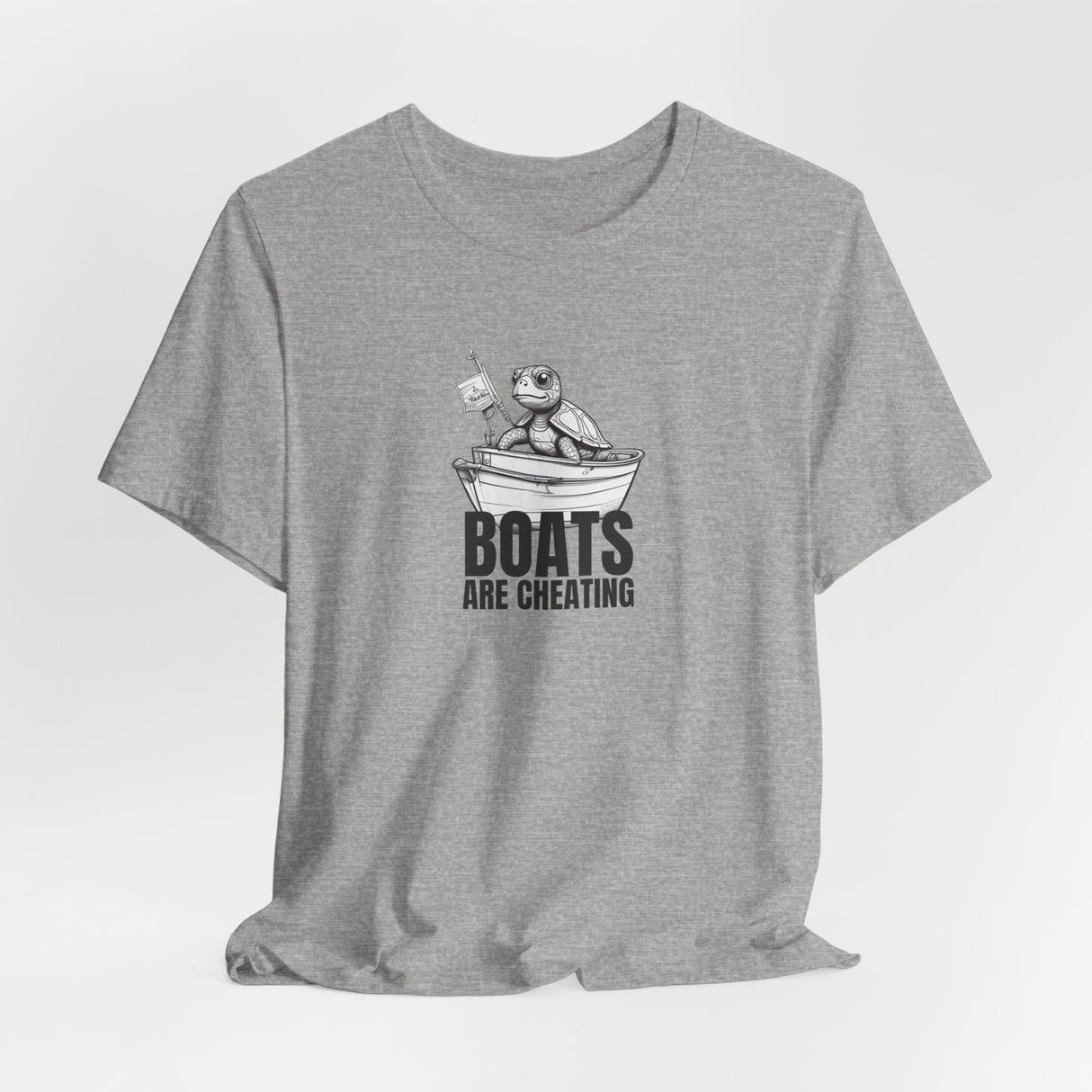 Boats Are Cheating Sea Turtle Tee - 6 Colors