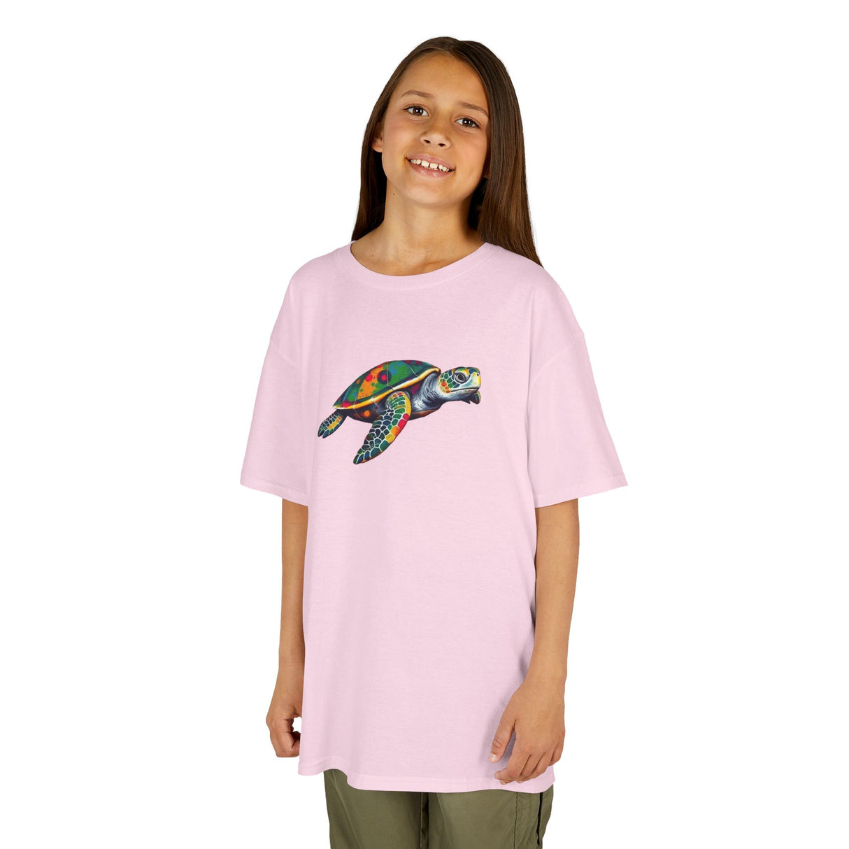 Kids Cute Paint Splat Sea Turtle Tee - 6 colors