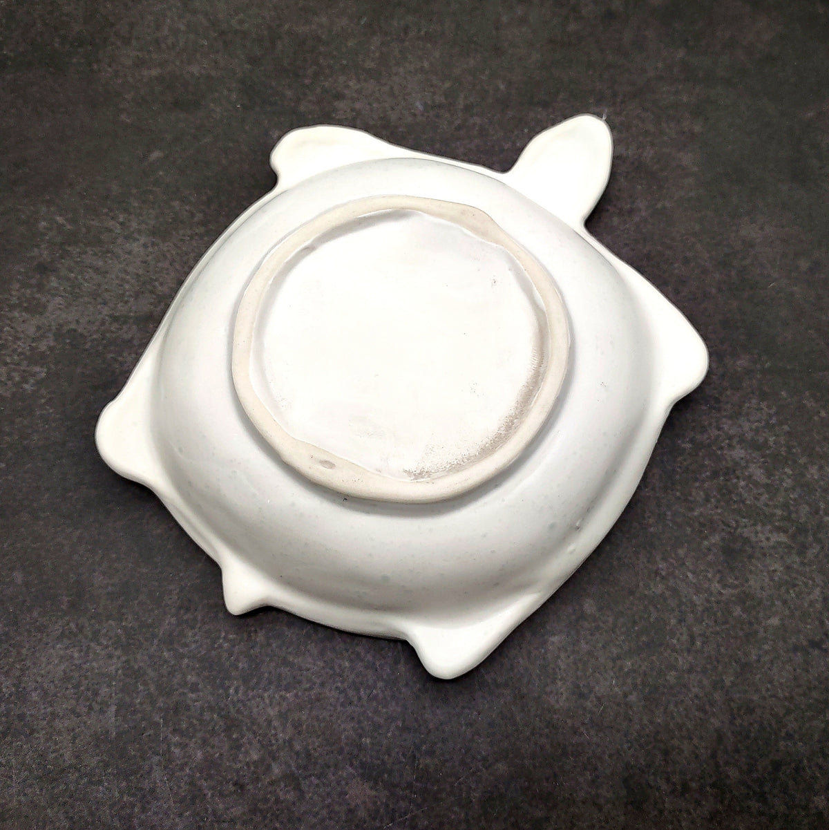 Mint Green Sea Turtle Bowl Porcelain (1 dish approx. 5.25+ inches) Light Green Sea Turtle Dish for coastal kitchen accent & table charm!