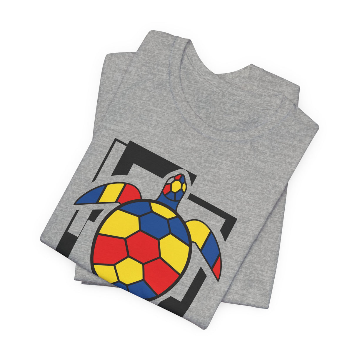 Bauhaus Red Blue Yellow Sea Turtle Graphic Tee - 6 Colors
