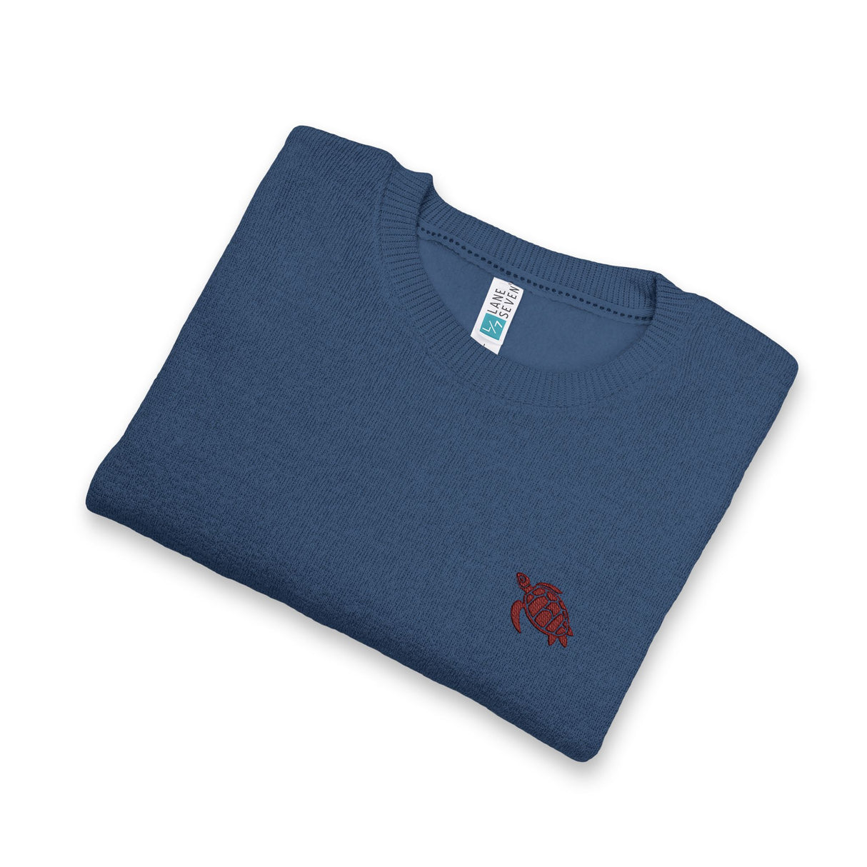 Unisex Brown Sea Turtle Embroidered Crewneck Sweatshirt - 4 colors