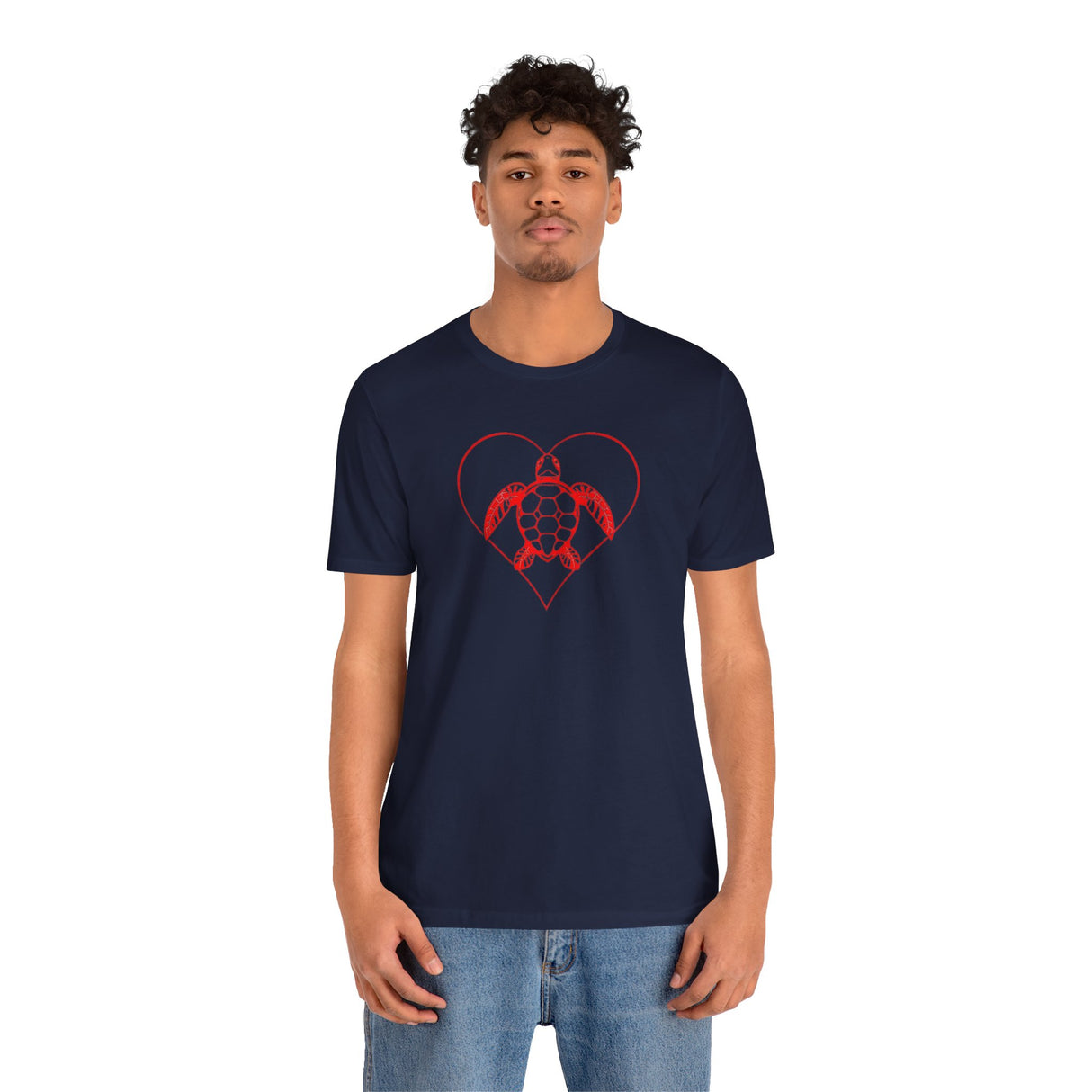 Red Heart Sea Turtle Graphic Tee - 8 Colors