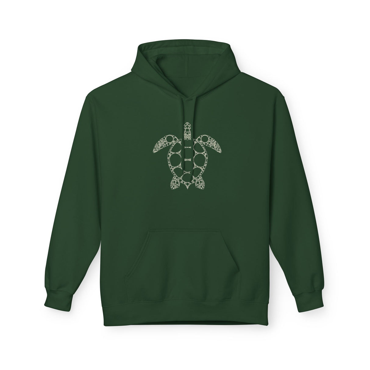 Detailed Circle Graphic Sea Turtle Hoodie - Comfy Sweatshirt - 5 Colors